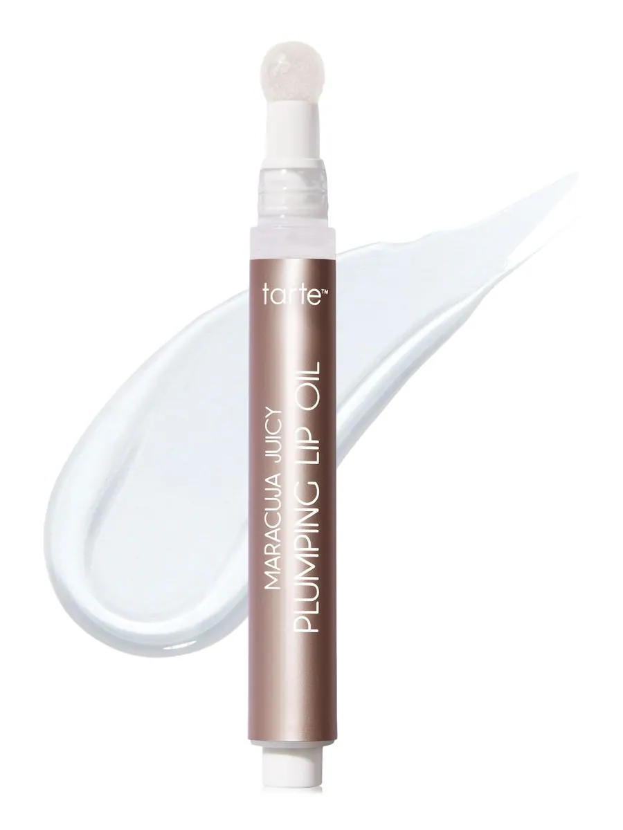 Масло для увеличения объема губ Maracuja Juicy Tarte — прозрачный
