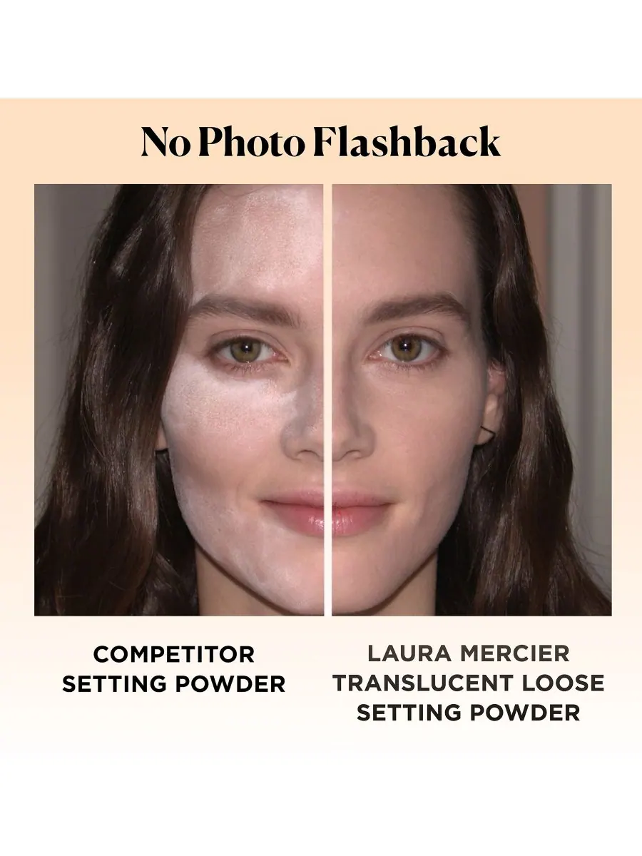 Laura Mercier Миниатюрная полупрозрачная рассыпчатая фиксирующая пудра, 0,33 унции — изображение 6 из 7