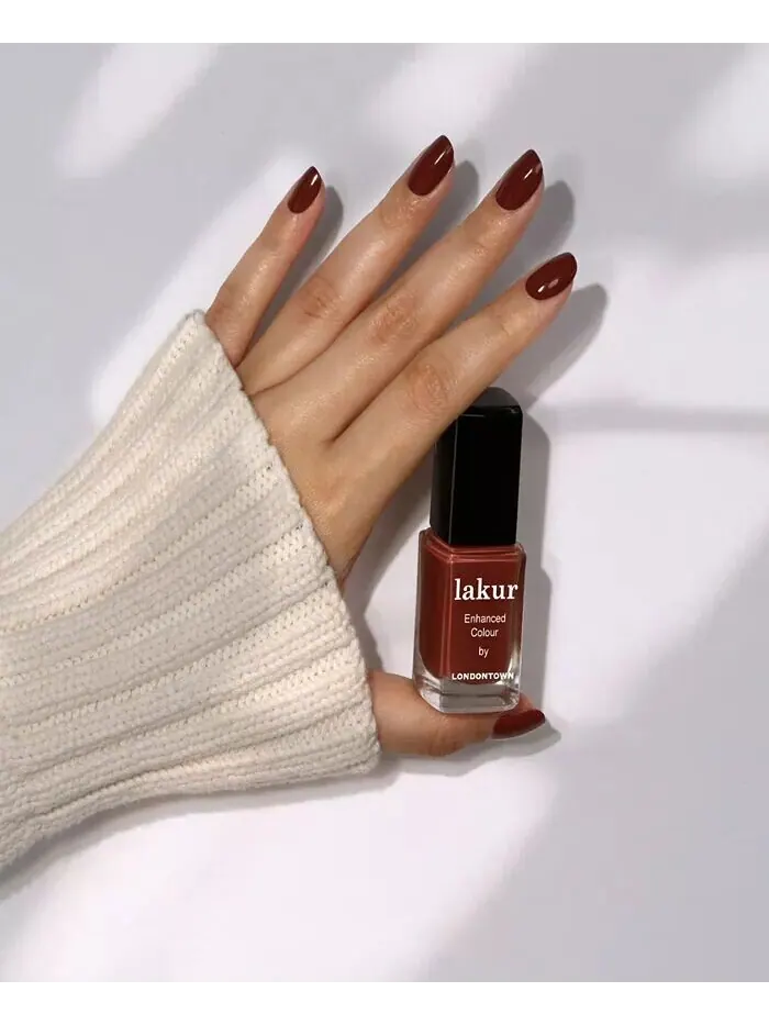 Лак для ногтей Lakur Enhanced Color, 0,4 унции Londontown, цвет Oud Mood (rich hot chocolate) — изображение 5 из 5