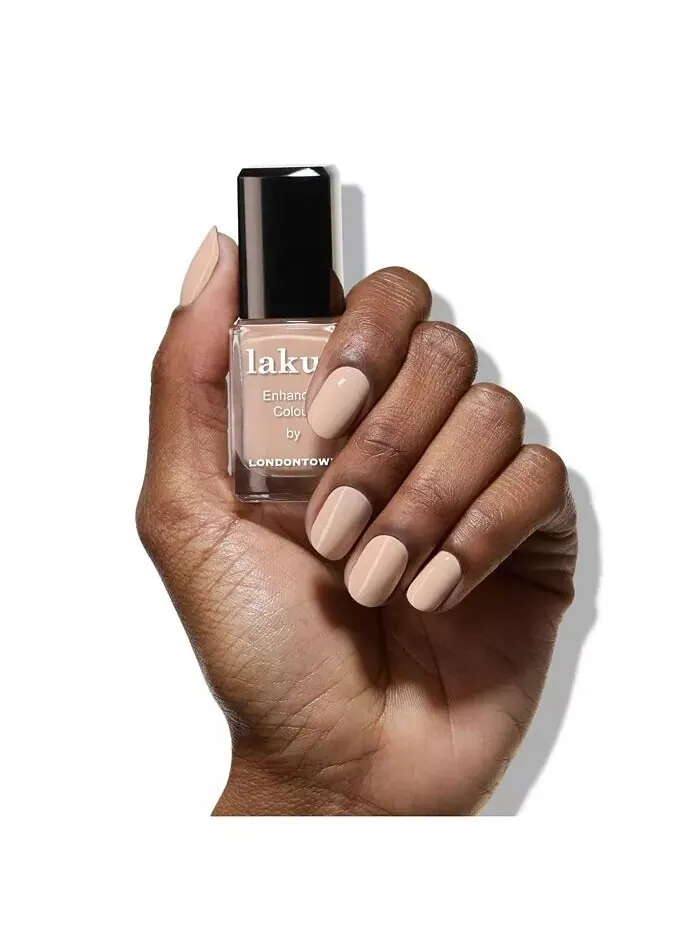 Лак для ногтей Lakur Enhanced Color, 0,4 унции Londontown, цвет Easy, Neutral Peach — изображение 2 из 5