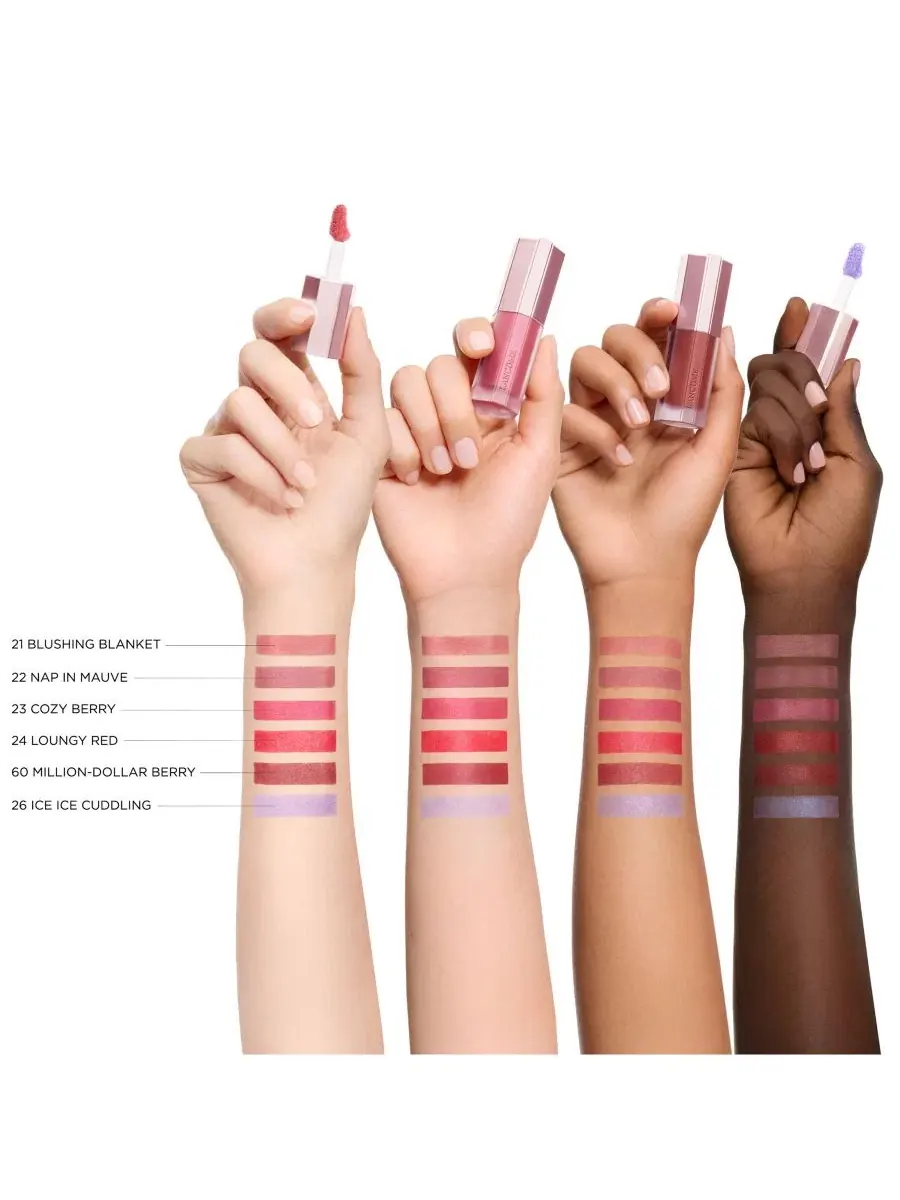 Помада-бархат для губ Lip Idôle CuddleBlur Lip Velvet, 8 г Lancôme, 22 Nap in Mauve: Neutral Muted — изображение 7 из 10