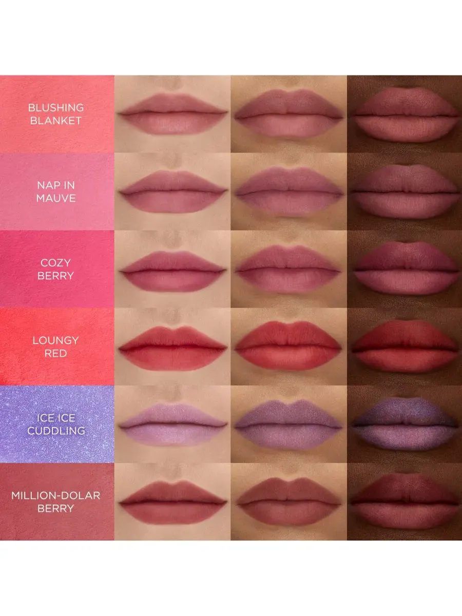 Помада-бархат для губ Lip Idôle CuddleBlur Lip Velvet, 8 г Lancôme, 22 Nap in Mauve: Neutral Muted — изображение 10 из 10