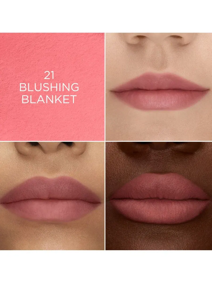 Помада-бархат Lip Idôle CuddleBlur Lip Velvet, 0,28 унции (8 г) Lancôme, 21 Blushing Blanket: Warm — изображение 4 из 9