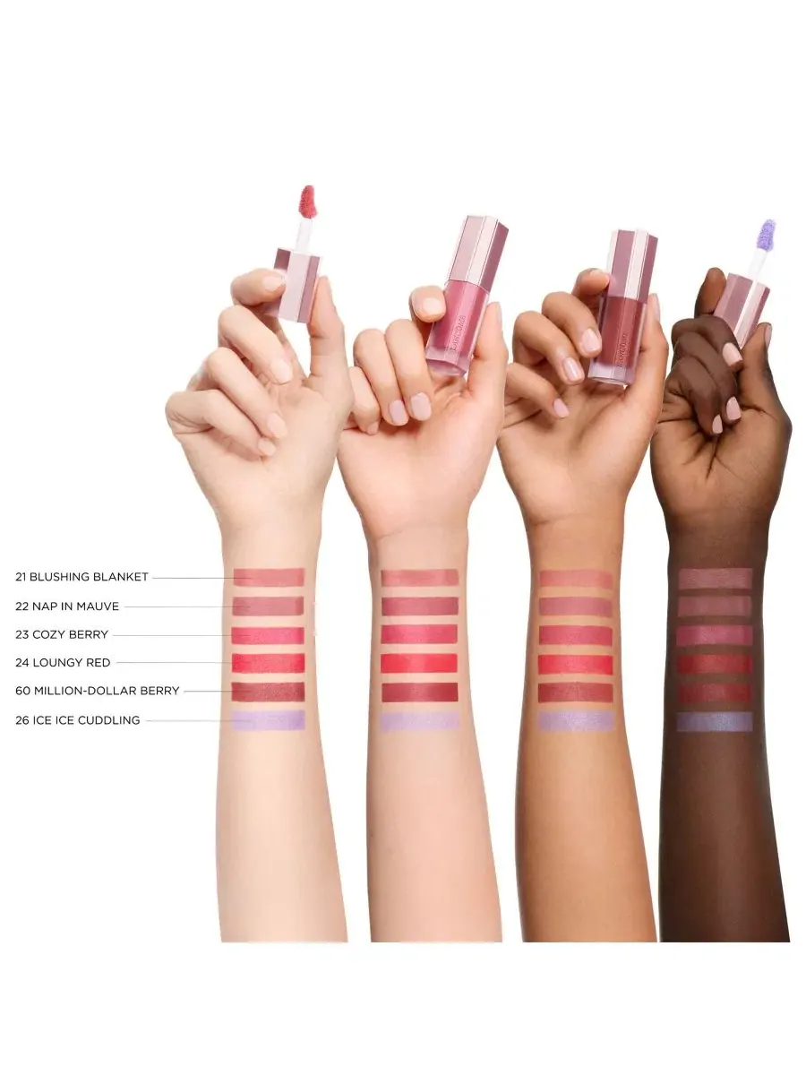 Помада-бархат Lip Idôle CuddleBlur Lip Velvet, 0,28 унции (8 г) Lancôme, 21 Blushing Blanket: Warm — изображение 6 из 9