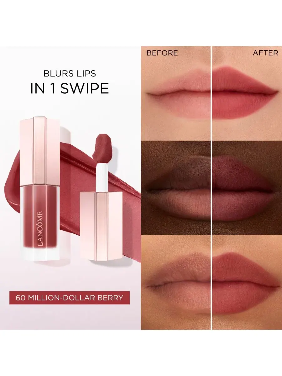 Помада-бархат с эффектом размытия Lip Idôle CuddleBlur, 7.9 г Lancôme — изображение 2 из 10