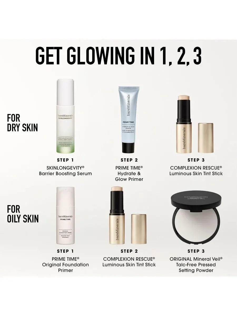 COMPLEXION RESCUE Сияющий увлажняющий тонирующий стик для лица с магнием BareMinerals, Mahogany 11.5 — изображение 10 из 10