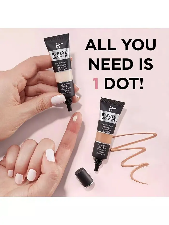 Bye Bye Under Eye Антивозрастной водостойкий консилер It Cosmetics, цвет 10.5 - Light (cool) — изображение 9 из 13