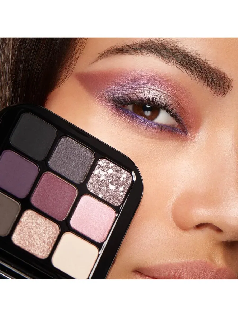 Палетка теней Glamour Multi Finish KIKO Milano, 04 Mauve Selection — изображение 4 из 4