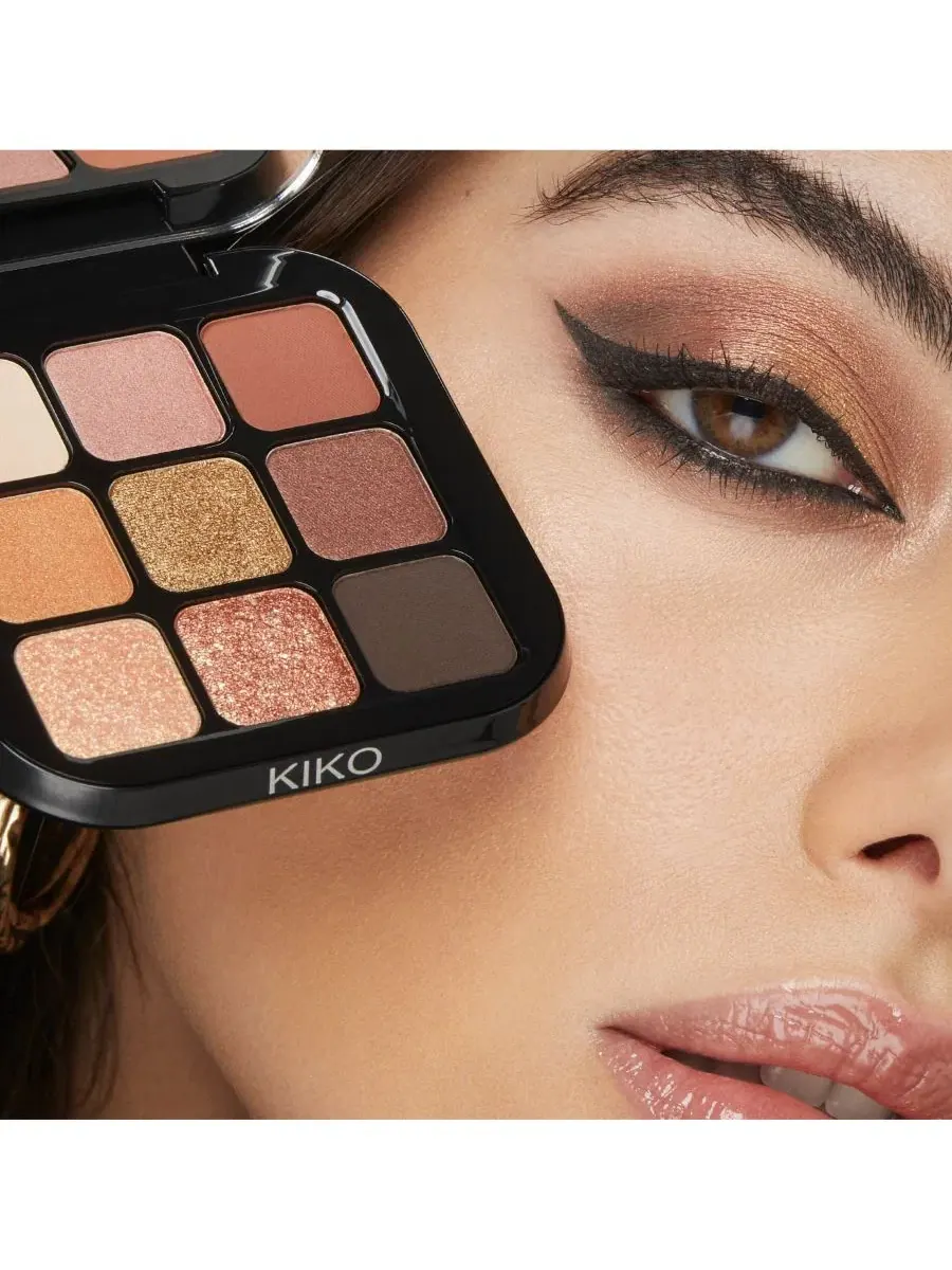 Палитра теней для век Glamour Multi Finish 2.3 г Sunset Vibes KIKO Milano, 02 Sunset Vibes — изображение 4 из 5