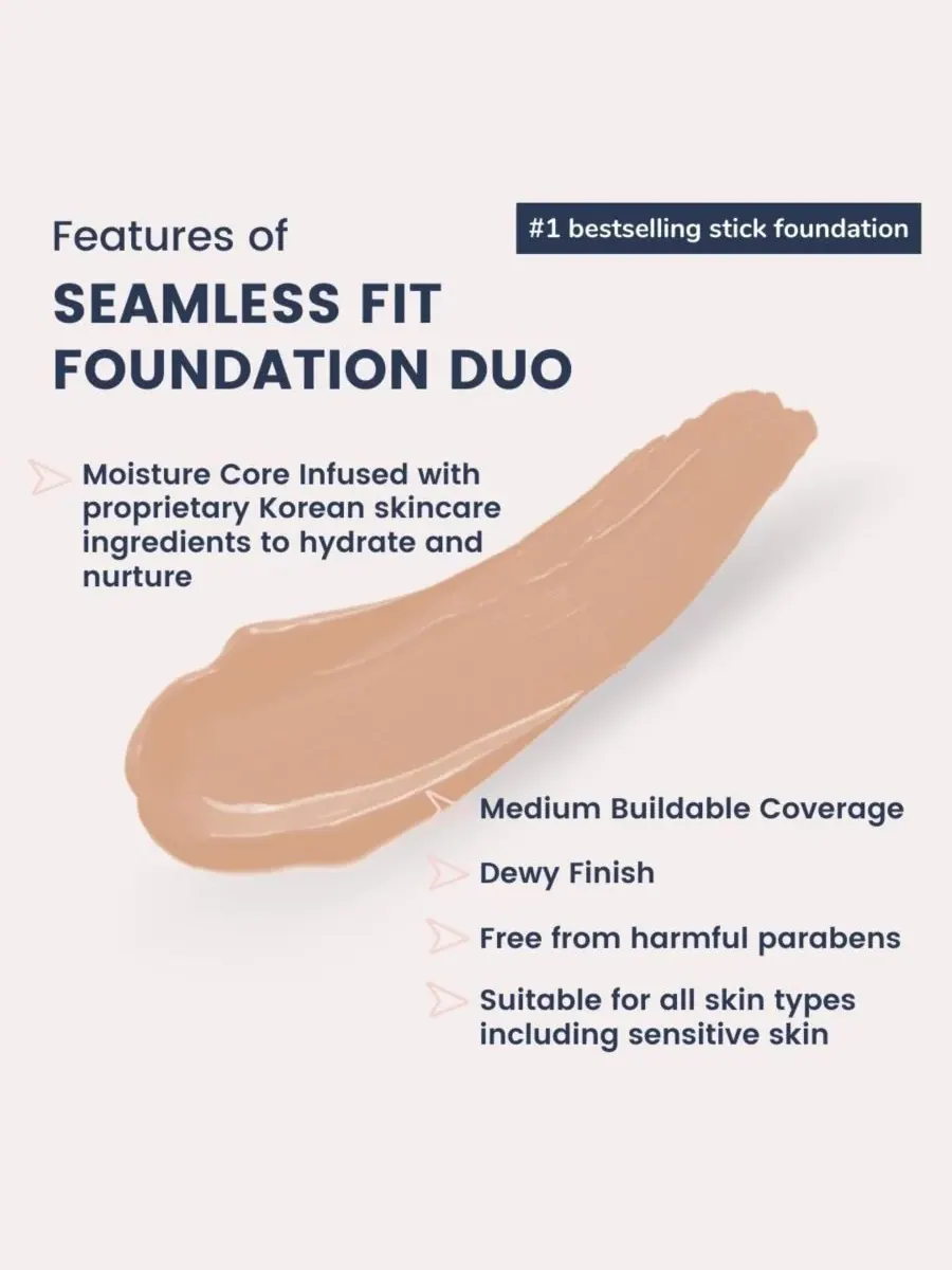 Тональный крем Seamless Fit Foundation Duo SIIA Cosmetics — изображение 7 из 10