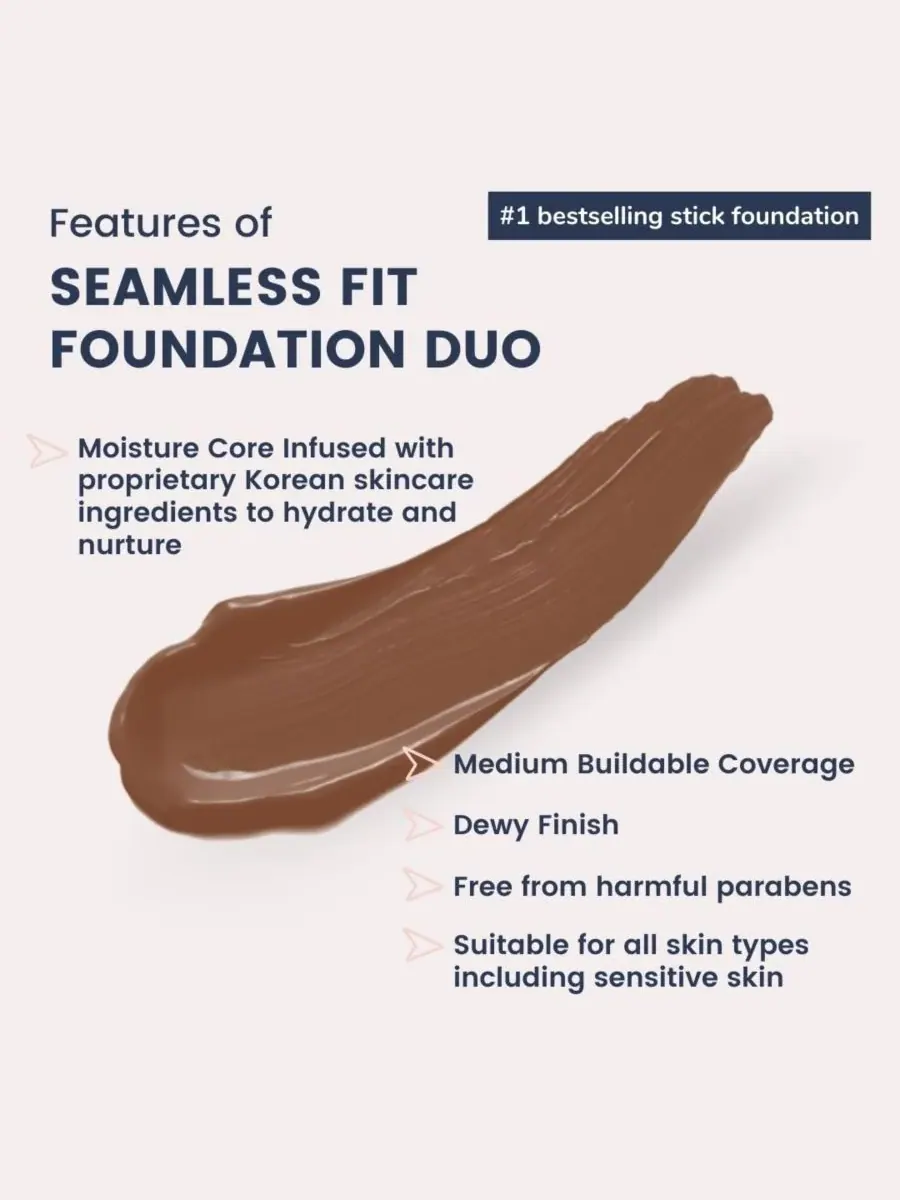 Тональный крем Seamless Fit Foundation Duo SIIA Cosmetics — изображение 6 из 10