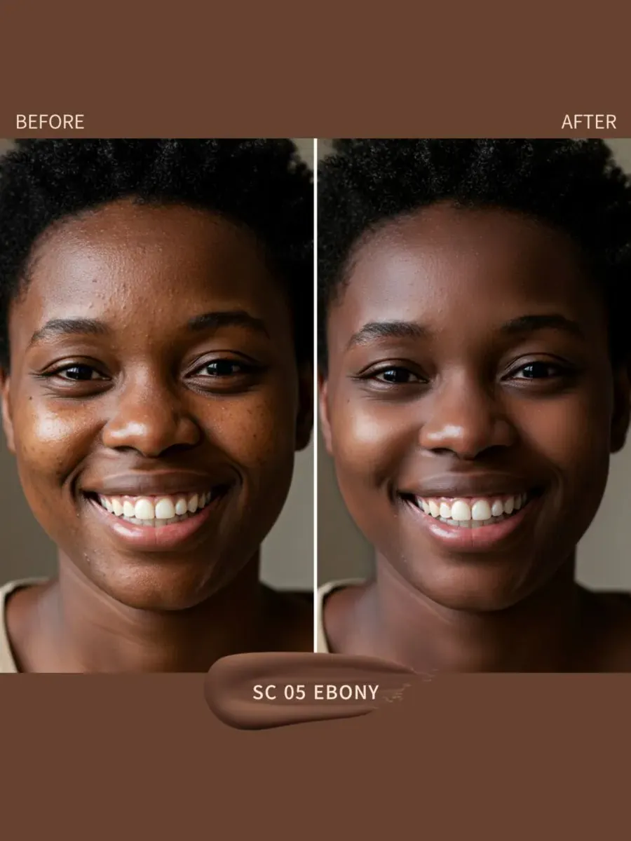 Тональный крем Seamless Fit Foundation Duo SIIA Cosmetics, Sc 05 Ebony — изображение 2 из 10