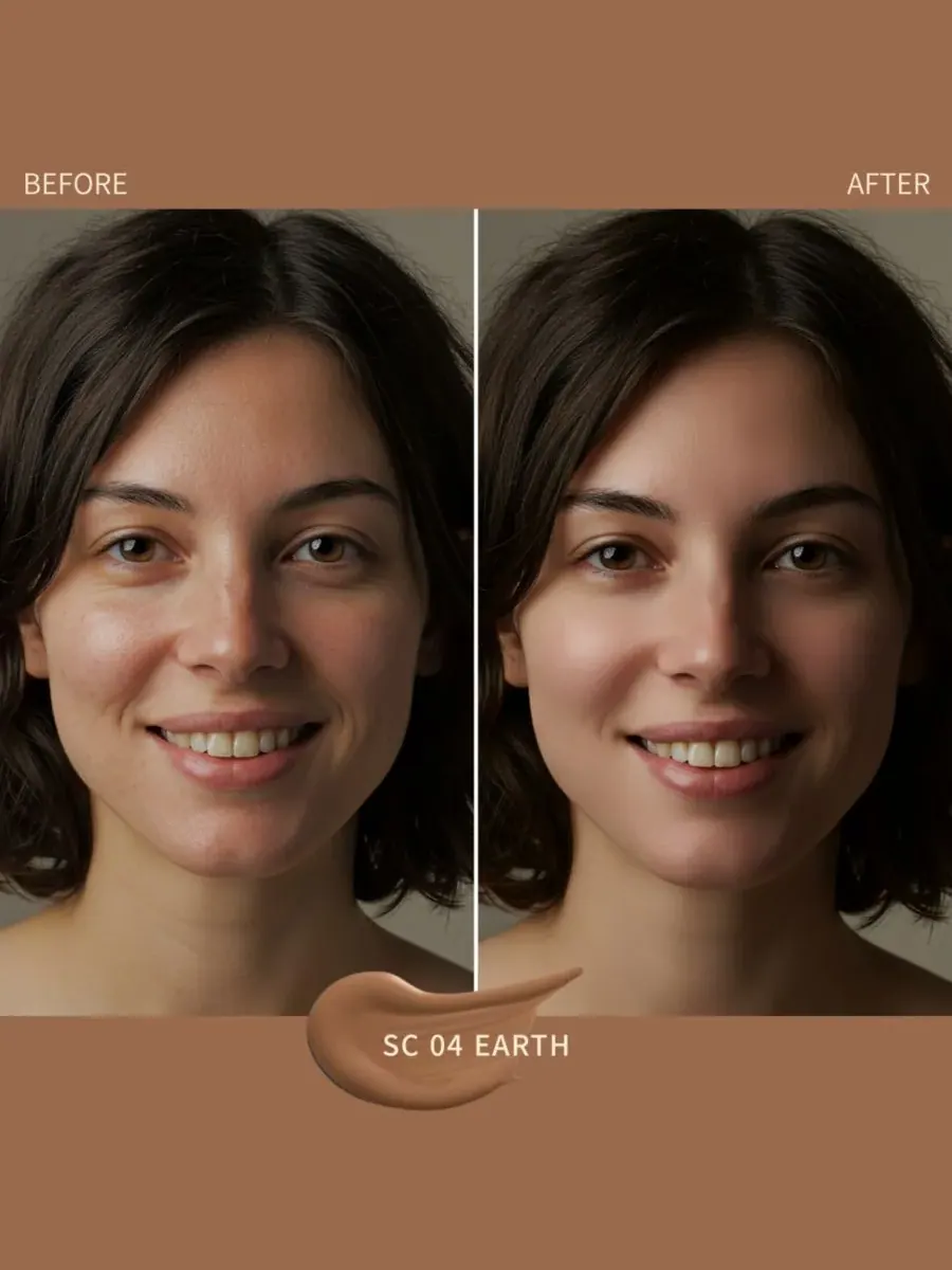 Тональный крем Seamless Fit Foundation Duo SIIA Cosmetics, Sc 04 Earth — изображение 2 из 10