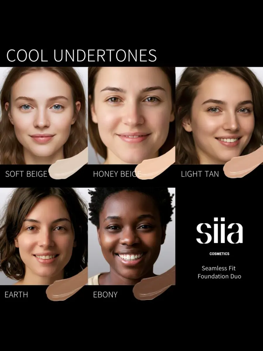Тональный крем Seamless Fit Foundation Duo SIIA Cosmetics, Sw 04 Warm Honey — изображение 2 из 10
