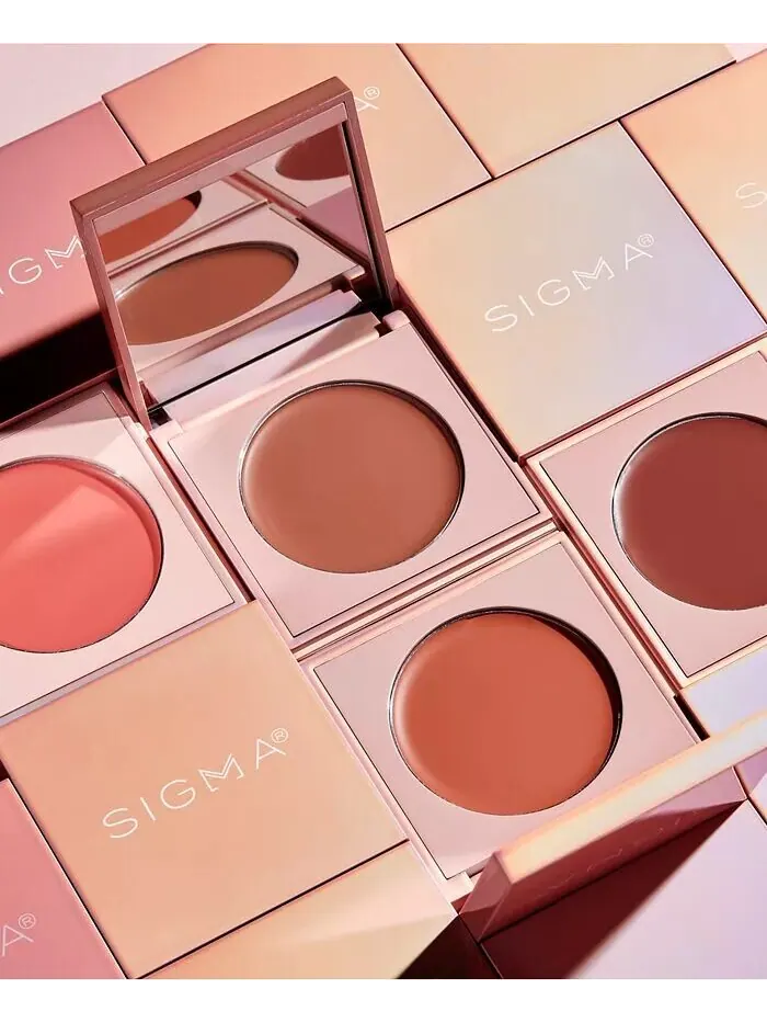 Кремовые румяна Sigma Beauty, цвет Coral Dawn (fresh melon sheen) — изображение 9 из 9