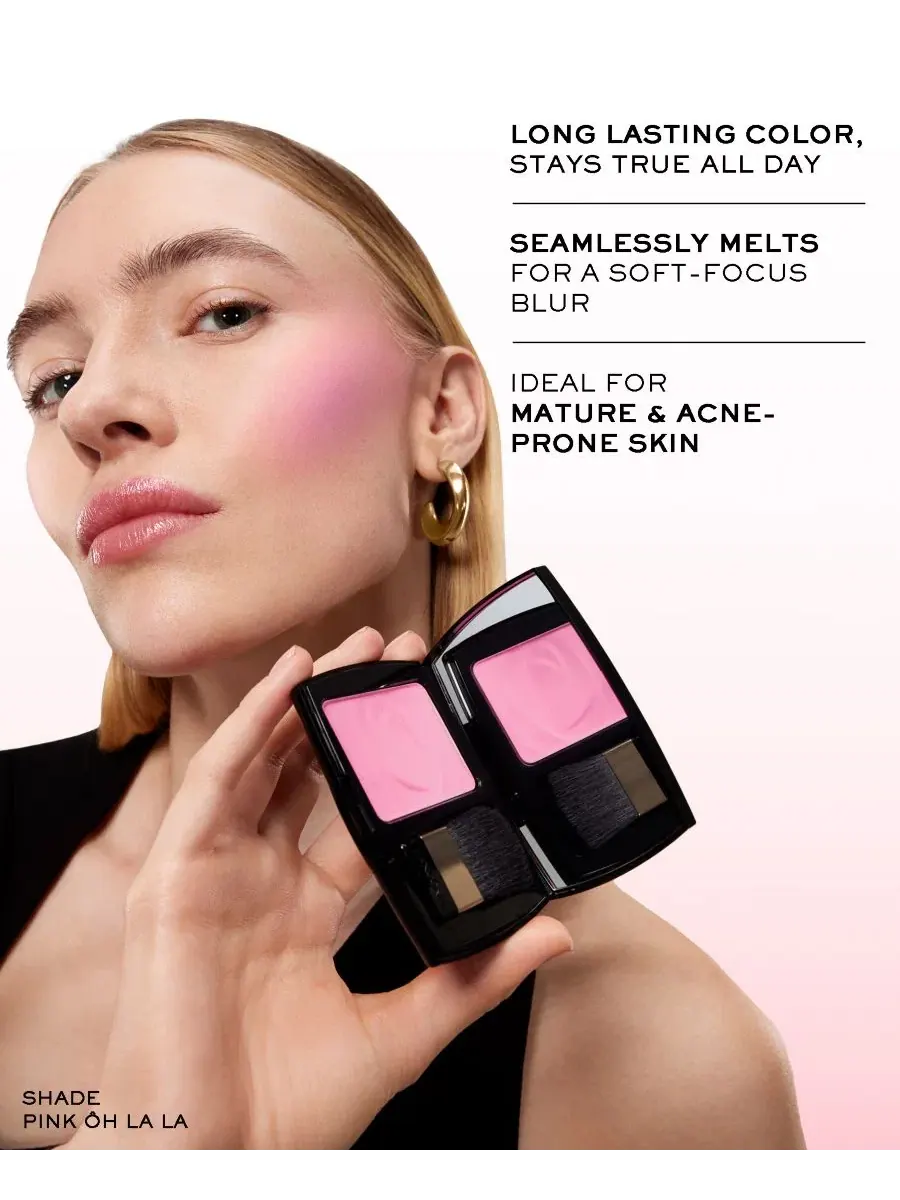 Пудровые румяна с кистью, без минеральных масел, Blush Subtil Powder Blush Lancôme, New! 600 I — изображение 5 из 8