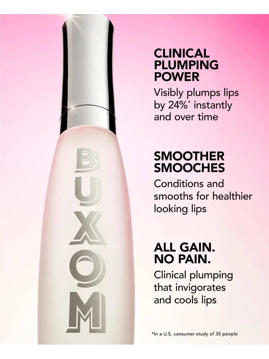 Блеск для губ с пептидами, 4 мл, Shimmer Buxom Cosmetics, Sheer Chocolate Shimmer — изображение 4 из 7