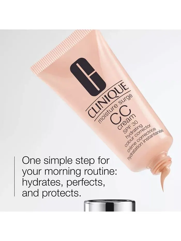 Крем Moisture Surge CC, корректирующий цвет кожи, широкий спектр SPF 30, 1,4 унции Clinique — изображение 3 из 5