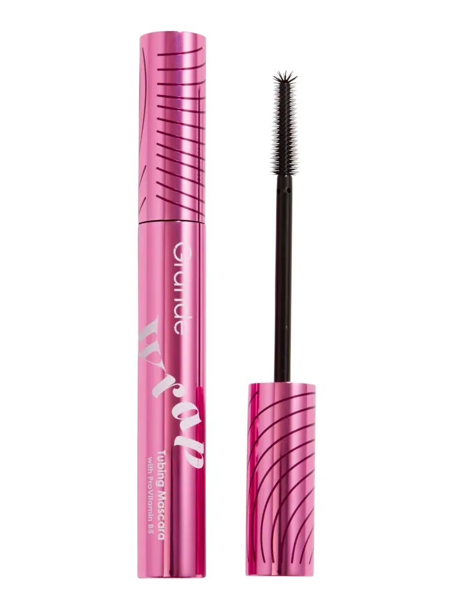 Тушь для ресниц GrandeWRAP Tubing Mascara с провитамином B5, 0,27 унции Grande Cosmetics — черный
