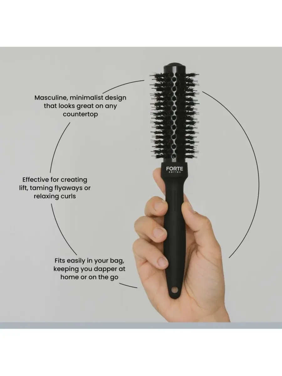 Круглая щетка для волос с щетиной кабана Forte Series — 6