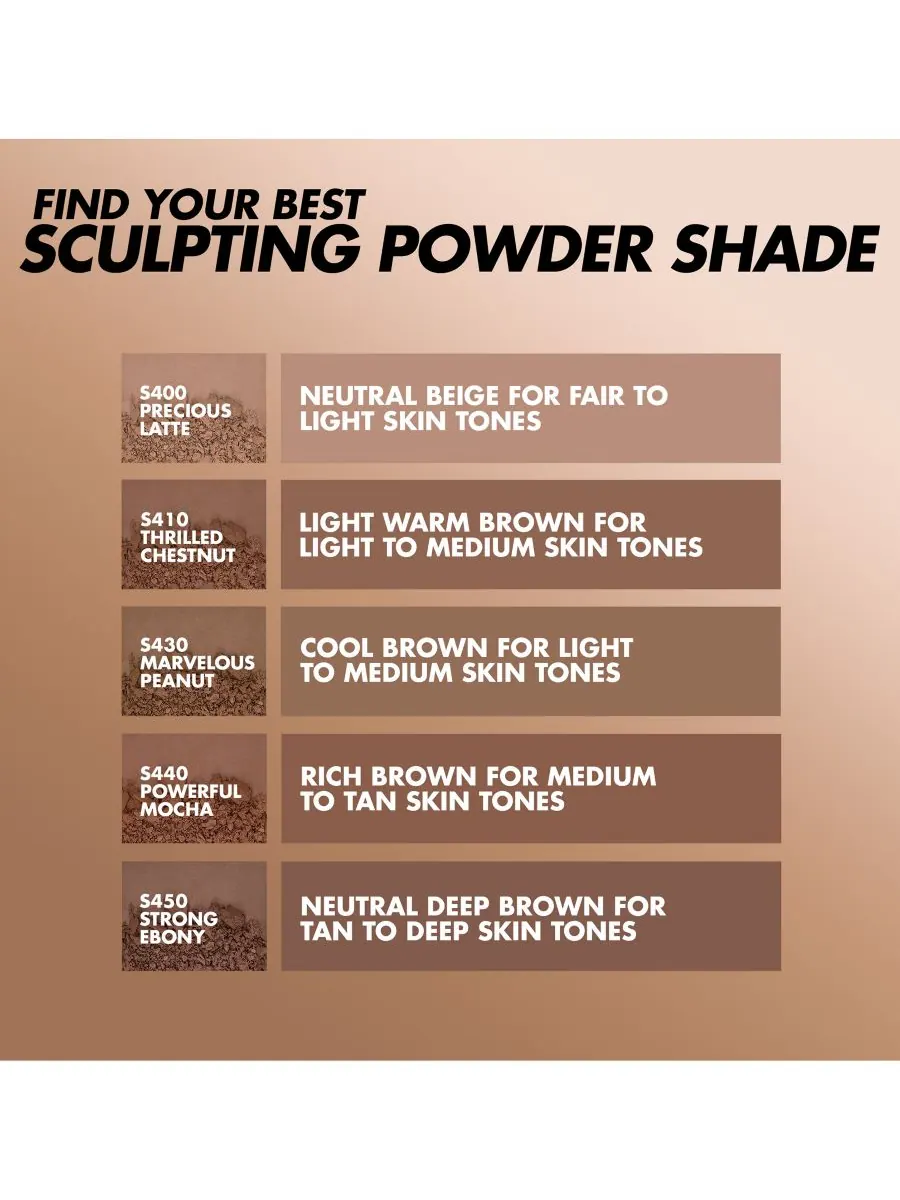 Стойкая контурная пудра Artist Longwear Skin-Fusing Contur Powder MAKE UP FOR EVER, цвет s410 — изображение 4 из 5