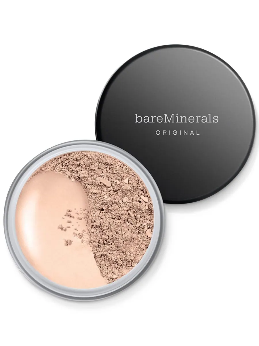 Оригинальная рассыпчатая пудра-основа SPF 15 BareMinerals, цвет fairly medium 05 - for fair to — изображение 1 из 7