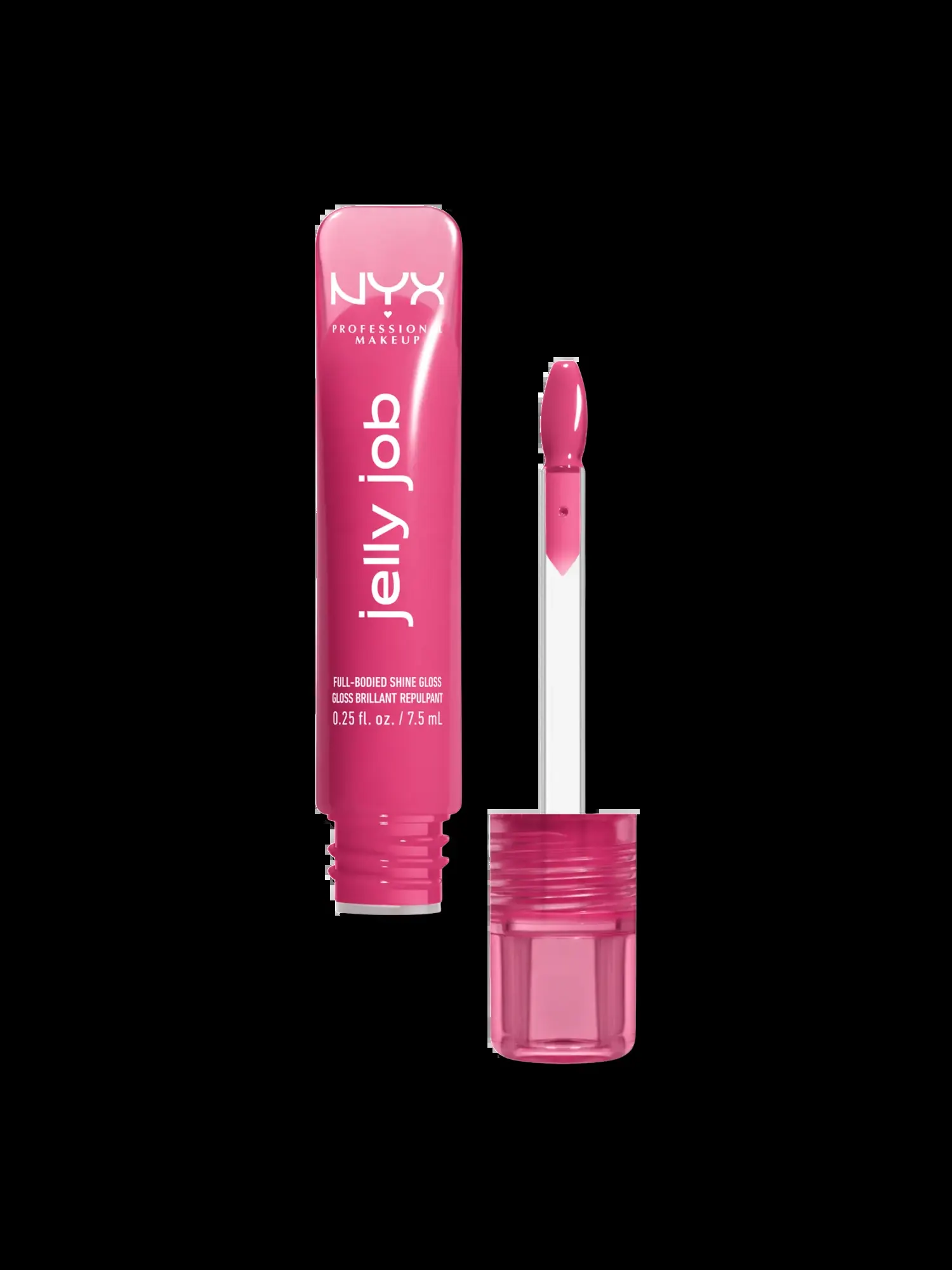 Блеск для губ NYX Professional Makeup Jelly Job, Jelly Jammin', 7.5 мл — розовый