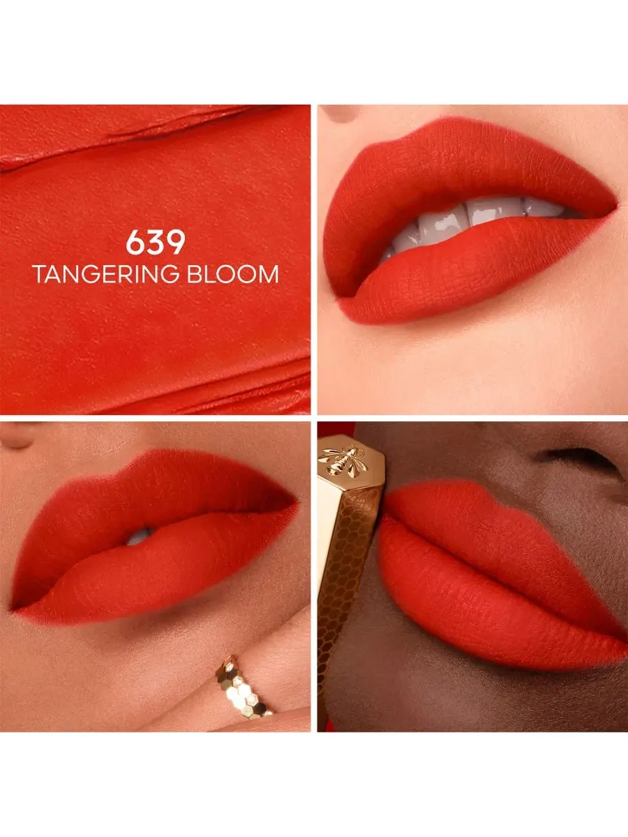 Сменный блок для помады KissKiss с медом Guerlain, 639 tangerine bloom — изображение 2 из 8