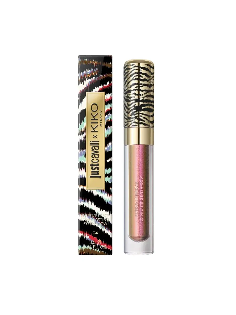 Тени для век с металлическим эффектом, 3 г, Extreme Fierce KIKO Milano, 04 Jungle Chrome — изображение 4 из 5
