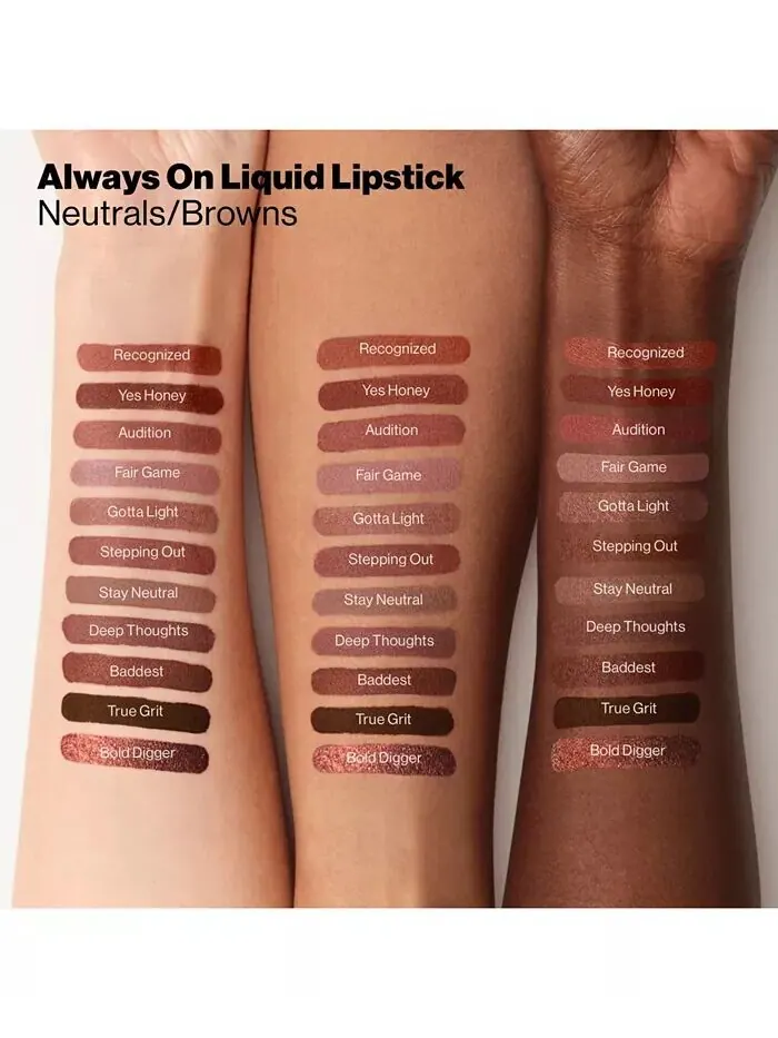 Стойкая матовая жидкая губная помада Always On Smashbox, цвет Fair Game (light peach nude) — изображение 4 из 4