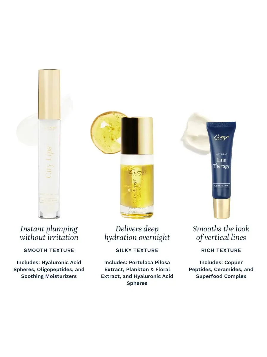 Ночное масло для губ с эффектом объема, 6,8 мл City Beauty — изображение 6 из 10