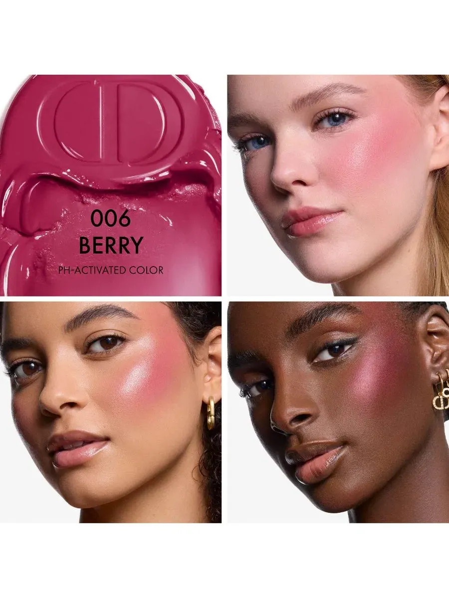 Стик-румяна с pH-эффектом, 5.7 г, Rosy Glow DIOR, 006 Berry — изображение 8 из 16