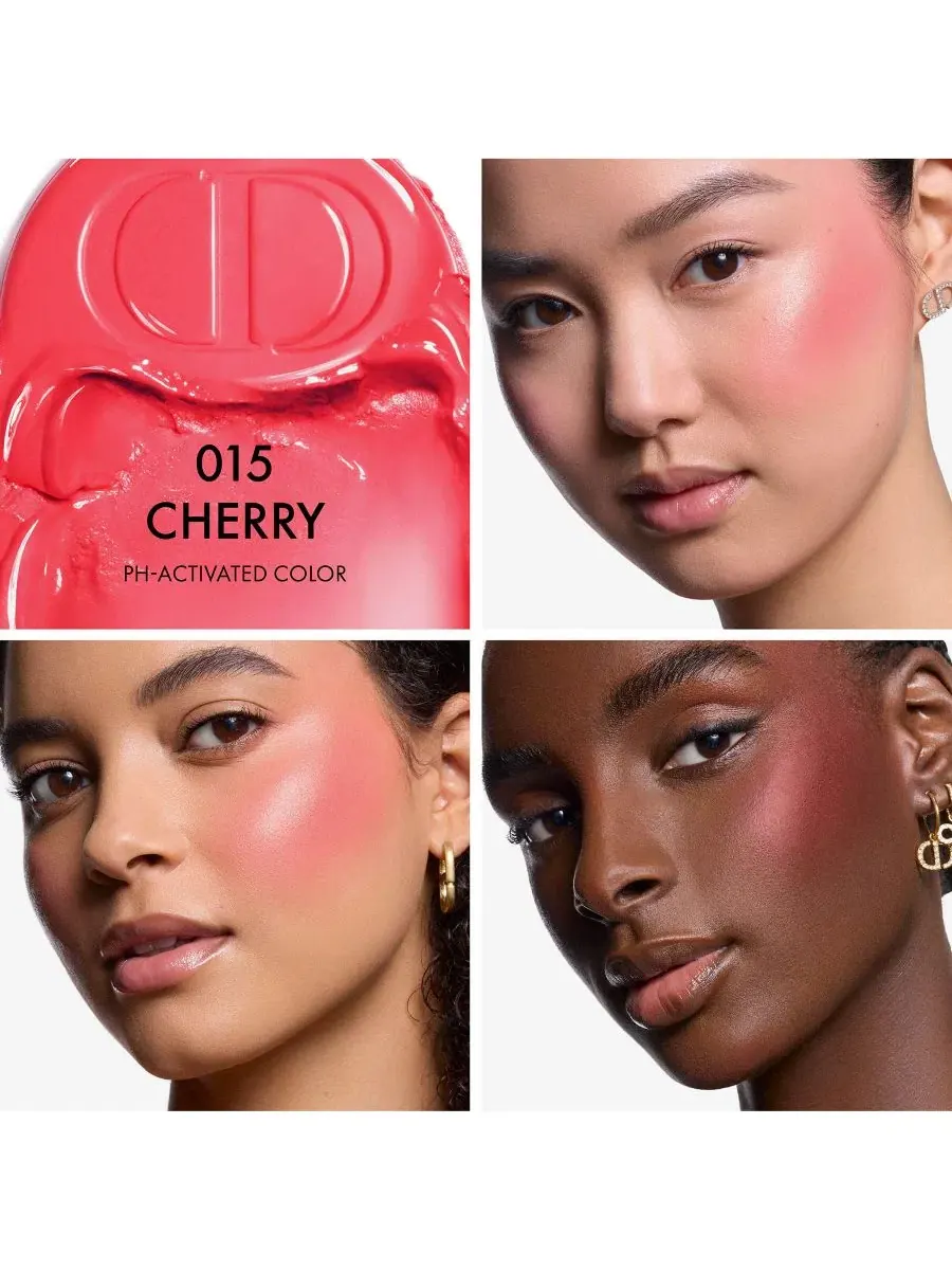 Румяна-стик с эффектом сияния, pH-активные, с вишневым маслом DIOR, 015 Cherry — изображение 8 из 17