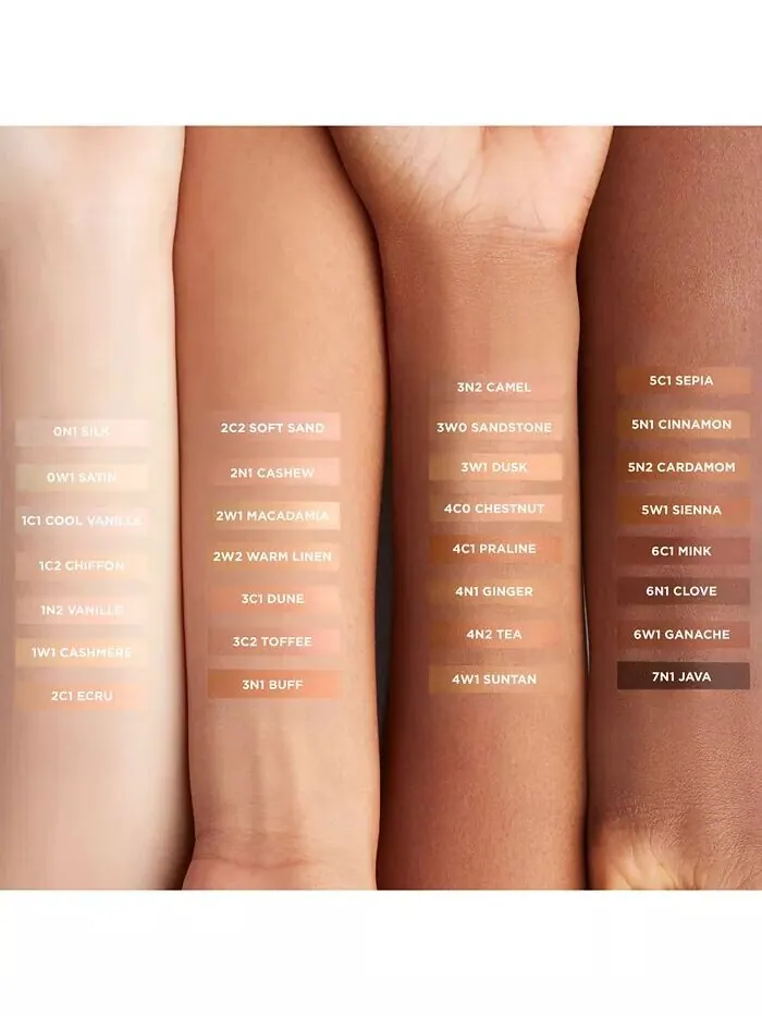 Real Flawless, невесомая, совершенствующая водостойкая основа Laura Mercier, цвет 1N2 Vanille — изображение 4 из 7