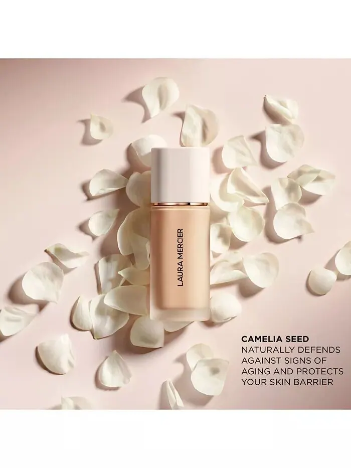 Real Flawless, невесомая, совершенствующая водостойкая основа Laura Mercier, цвет 1N2 Vanille — изображение 7 из 7