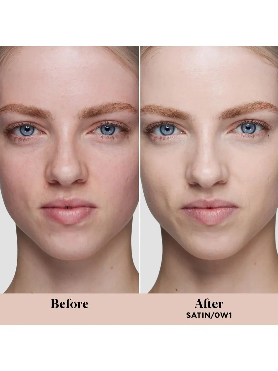 Невесомая, идеально подходящая водостойкая тональная основа Real Flawless Laura Mercier, цвет 0w1 — изображение 3 из 7