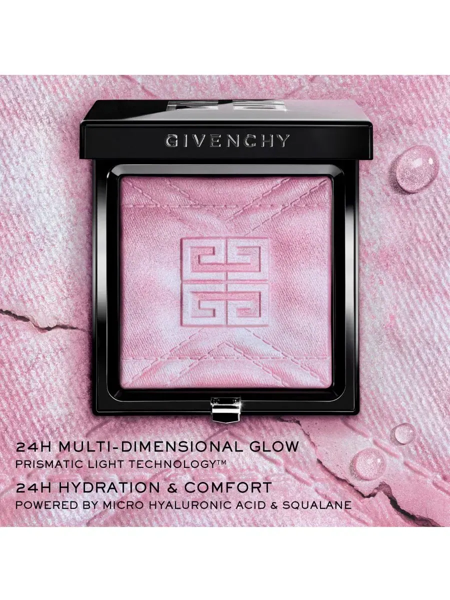 Хайлайтер-пудра с эффектом сияния Prisme Libre Strobing and Illuminating Highlighter Powder Givenchy — изображение 4 из 9