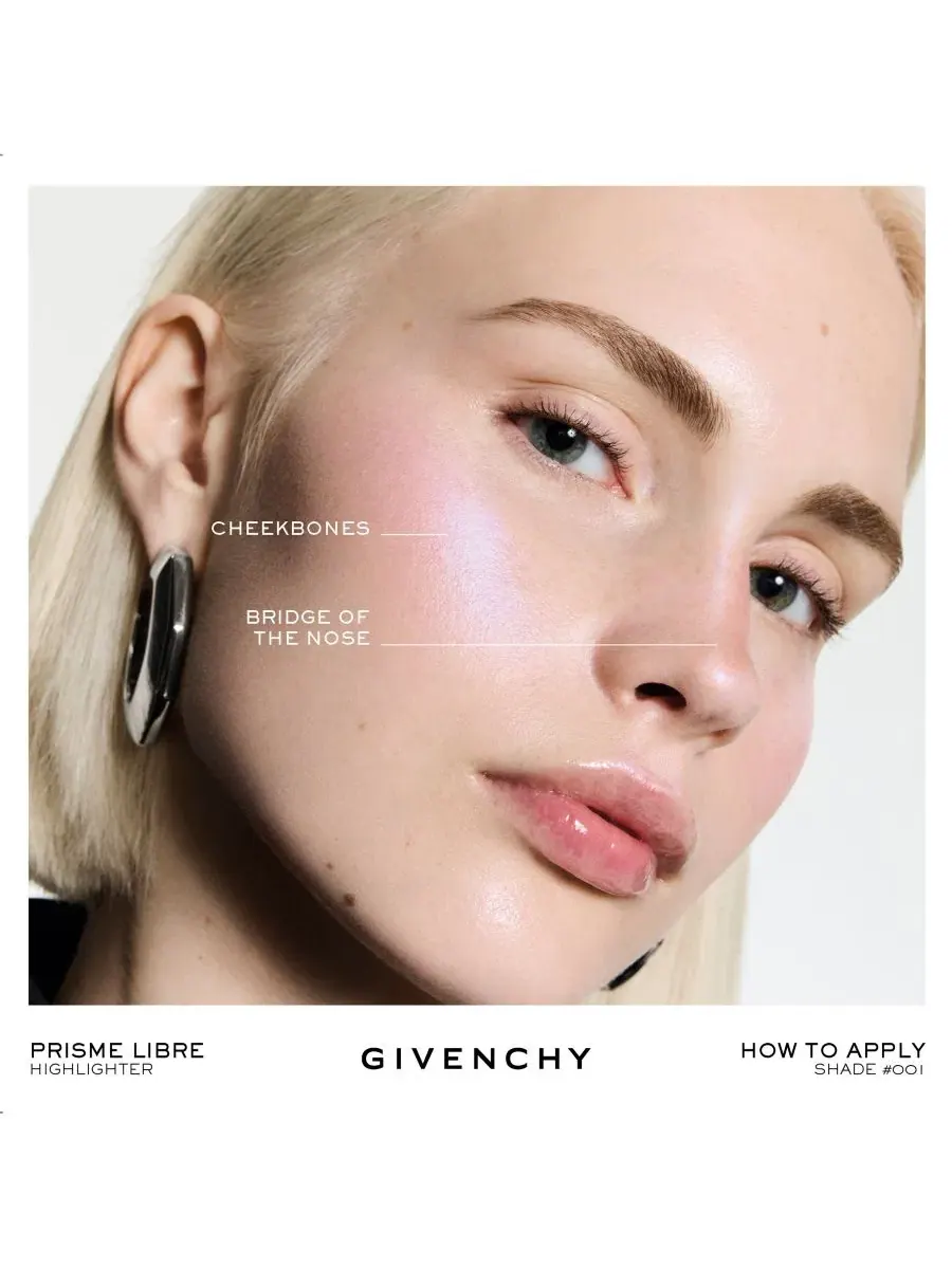 Пудра-хайлайтер Prisme Libre Strobing and Illuminating Highlighter Powder Givenchy, Coral Copper — изображение 3 из 9