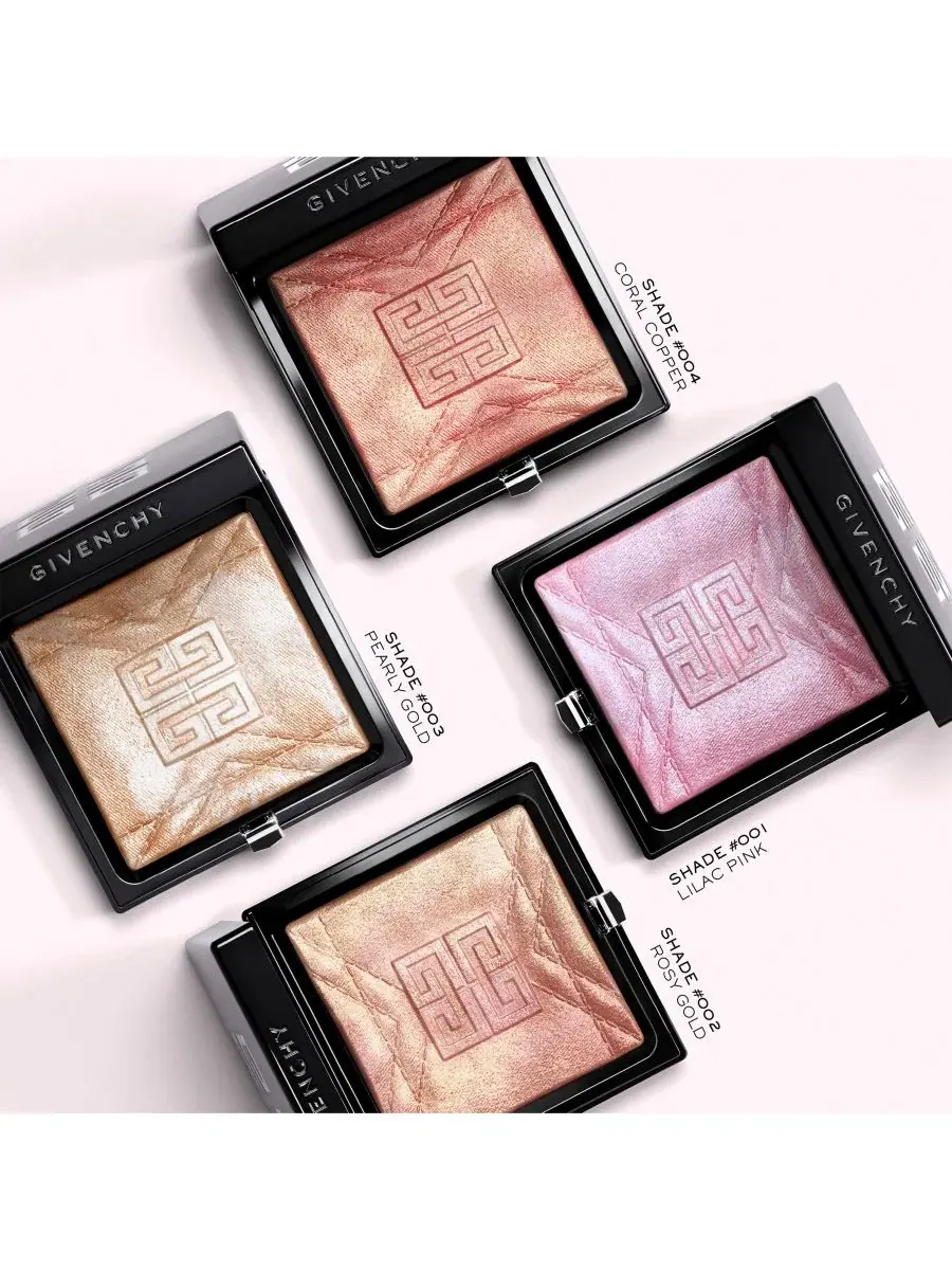 Пудра-хайлайтер Prisme Libre Strobing and Illuminating Highlighter Powder Givenchy, Coral Copper — изображение 8 из 9