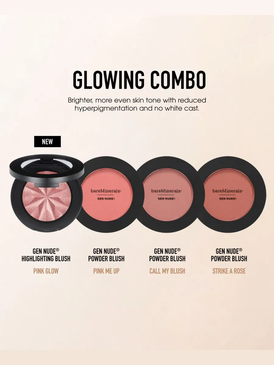 GEN NUDE 2 в 1 Хайлайтер Пудра Румяна BareMinerals — изображение 5 из 10