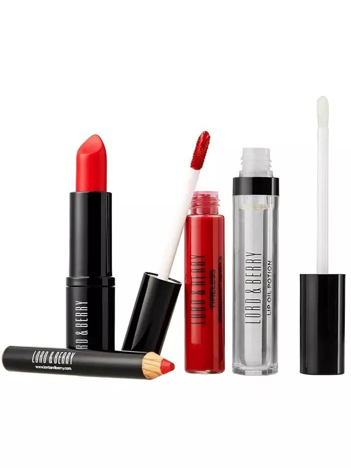 Набор для макияжа Holidays Red Lips, 4 предмета Lord & Berry