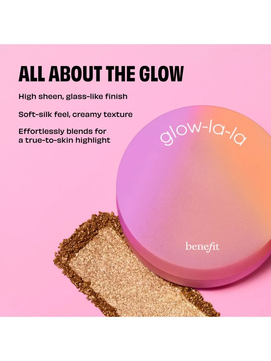 Хайлайтер Glow-La-La Blurring Powder Benefit Cosmetics — изображение 6 из 7