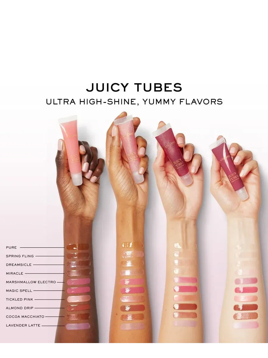 Набор блесков для губ Kiss and Treat Juicy Tubes Lancôme, 2 шт., 24 мл — изображение 7 из 7