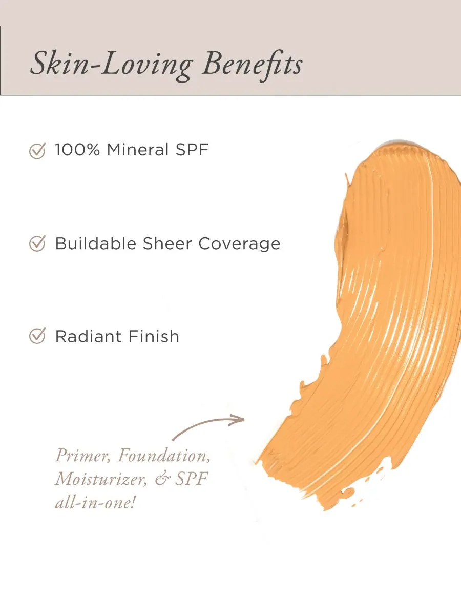 Увлажняющий тонирующий крем 4-в-1 с SPF 20 PÜR, цвет medium - medium w/ neutral undertones — изображение 5 из 8