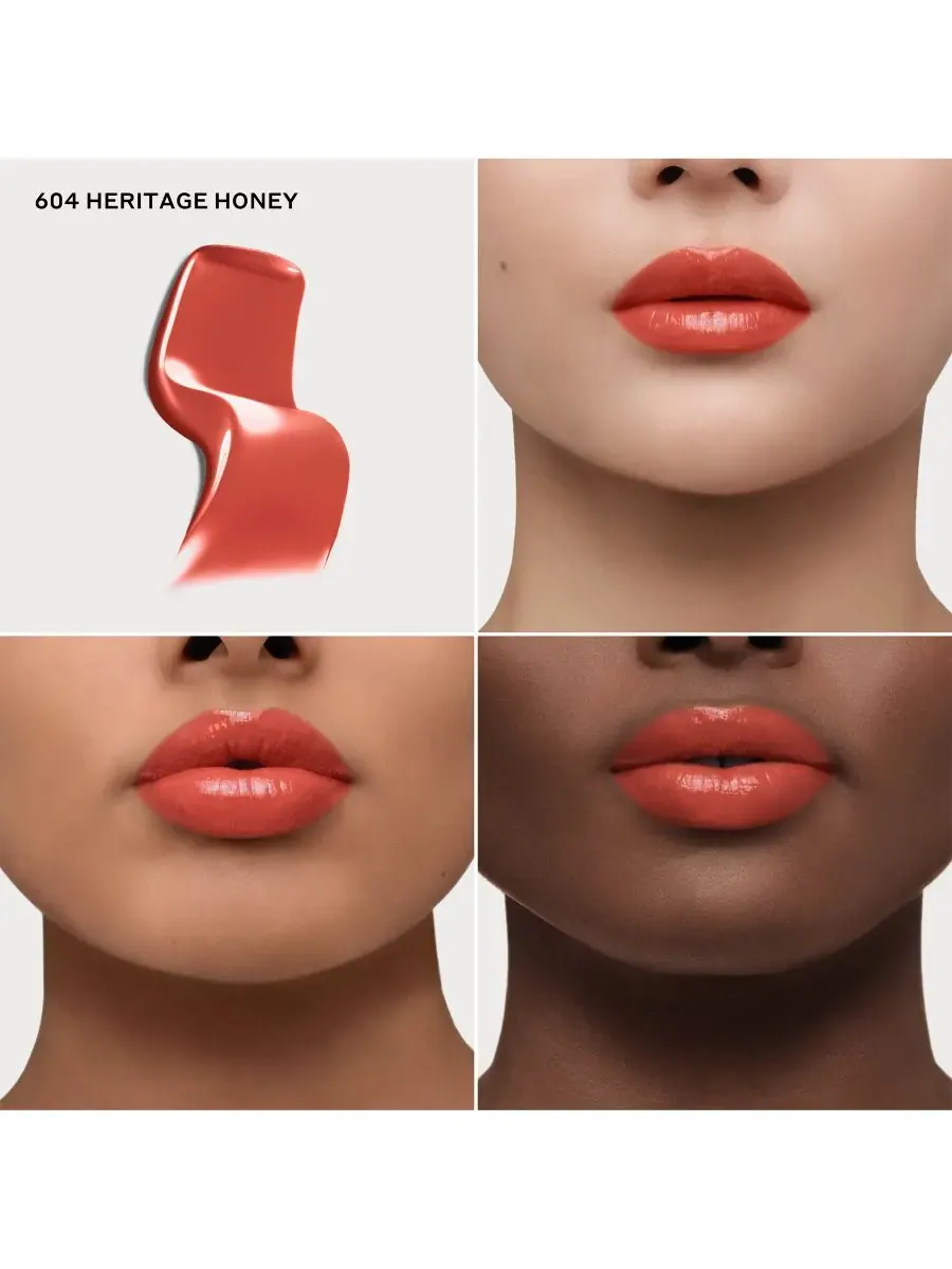 Помада Brit Shine, 0,10 унции Burberry, 604 Heritage Honey — изображение 2 из 8