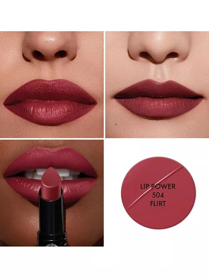 Стойкая атласная губная помада Lip Power Giorgio Armani — изображение 3 из 11