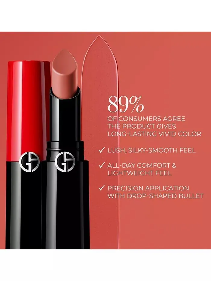 Стойкая атласная губная помада Lip Power Giorgio Armani — изображение 4 из 11