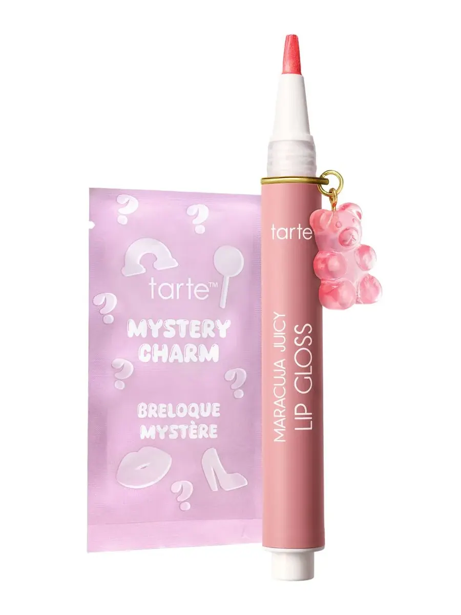 Лимитированная серия блеска для губ Maracuja Juicy Lip Gloss с подвеской, 0,1 унции Tarte — изображение 1 из 10