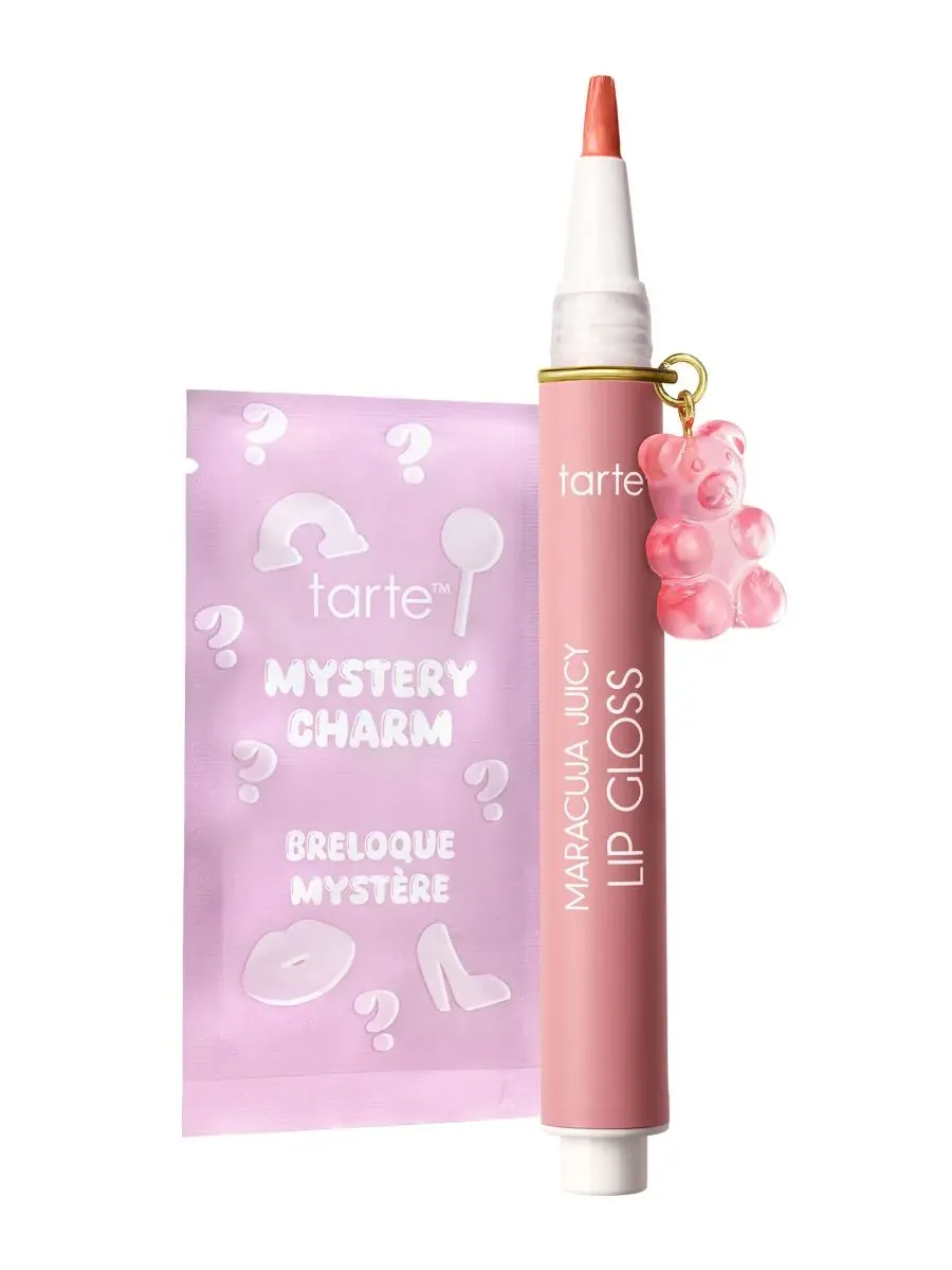 Лимитированная серия блеска для губ Maracuja Juicy Lip Gloss с подвеской, 0,1 унции Tarte — изображение 1 из 10