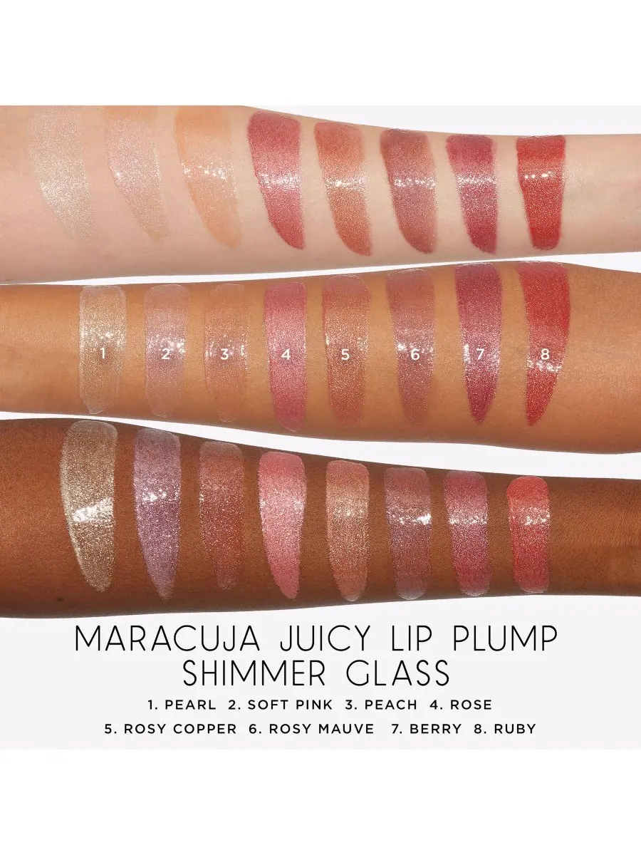 Блеск для губ Maracuja Juicy Lip Plump Shimmer Glass Tarte — изображение 6 из 10